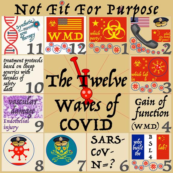 The Twelve Waves of COVID